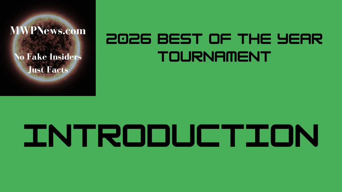 Introducing The Annual Best Of The Year Tournament
